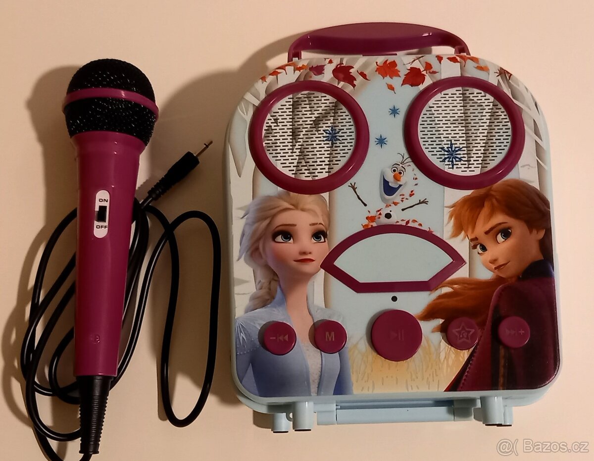 Lexibook přehrávač + karaoke Disney Frozen
