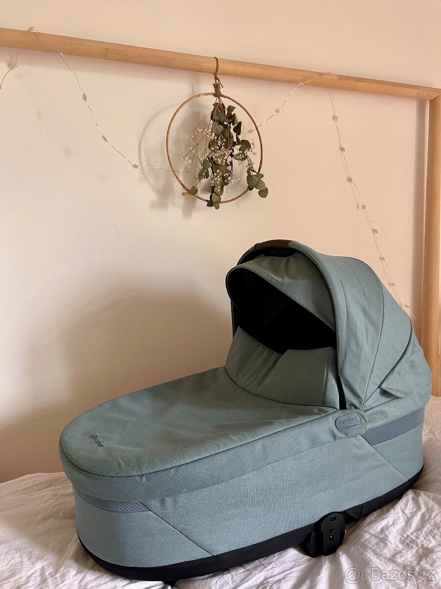 CYBEX Korba hluboká Balios/Talos S Lux Stormy Blue Gold