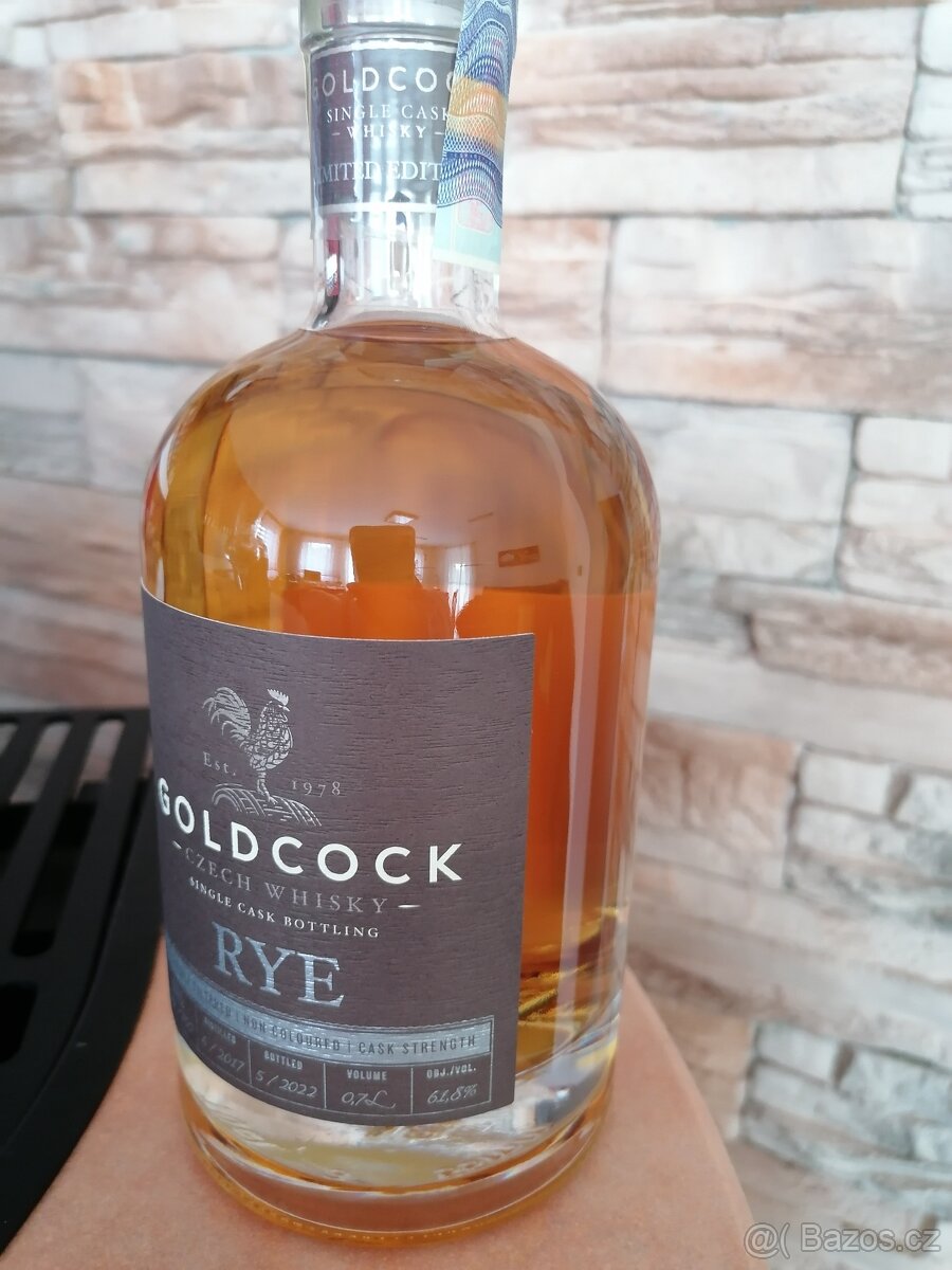 Prodám Gold cock RYE 61,8 %