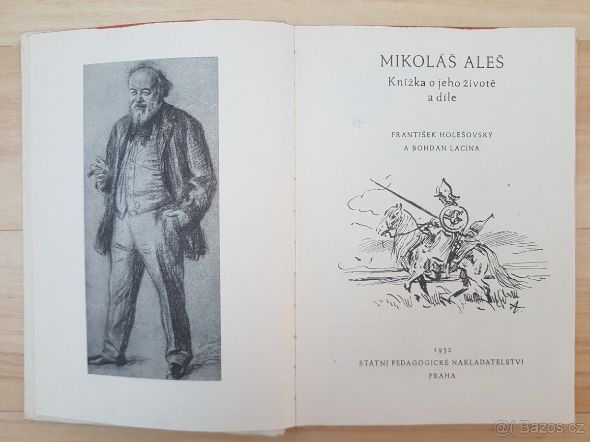 Mikoláš Aleš Knížka o jeho životě a díle 1952
