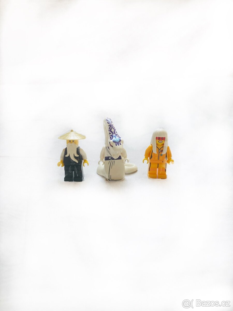 Vzácné LEGO Ninjago Minifigurky – Wu, Harumi a Pythor