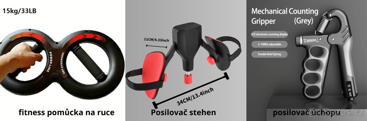 Fitness pomůcky na cvičení
