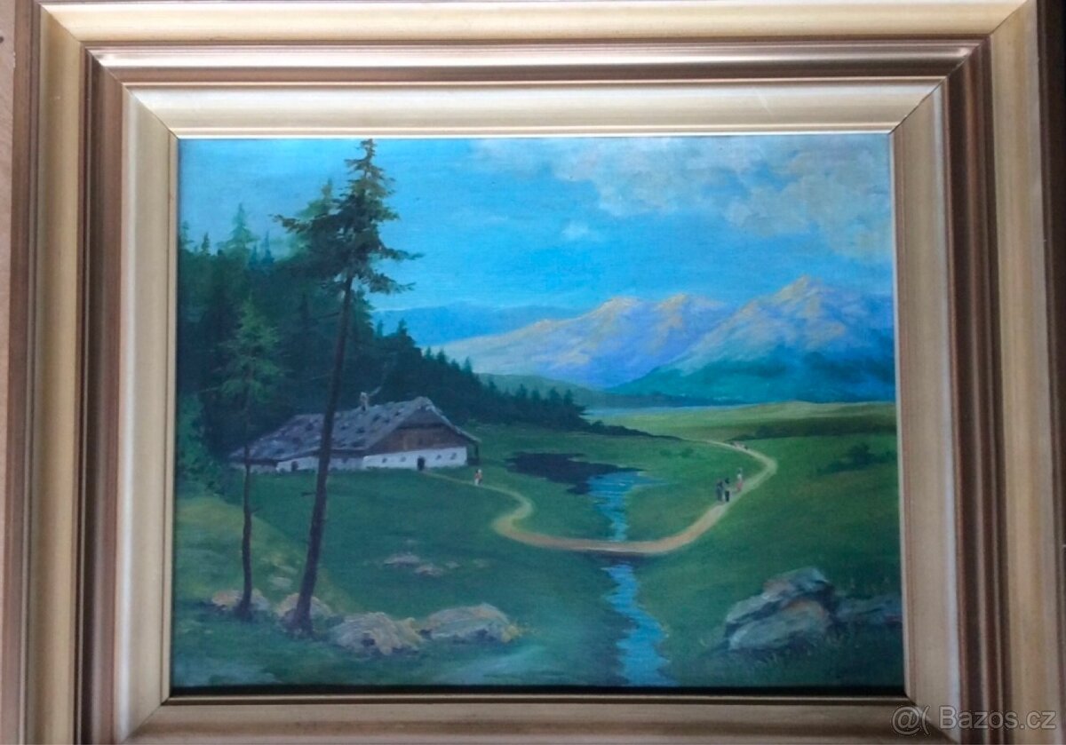 Starožitný obraz od Karla Beneše
