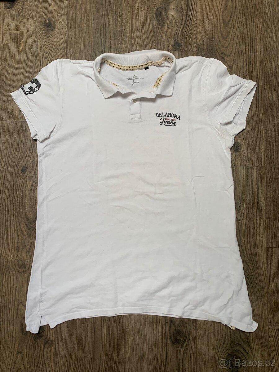 Tričko s límečkem Oklahoma Jeans - XL
