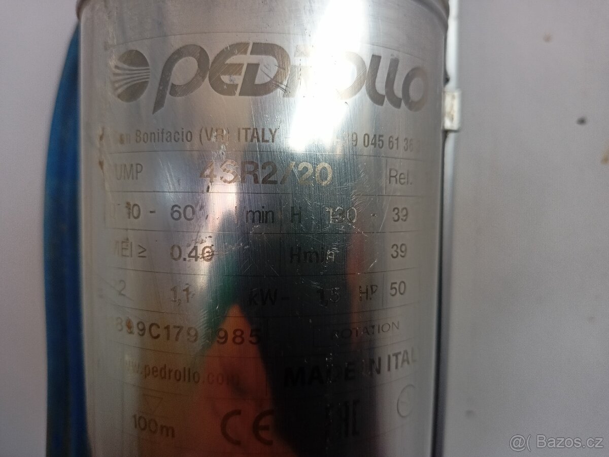 Čerpadlo PEDROLLO 4SR2/20, 400 V