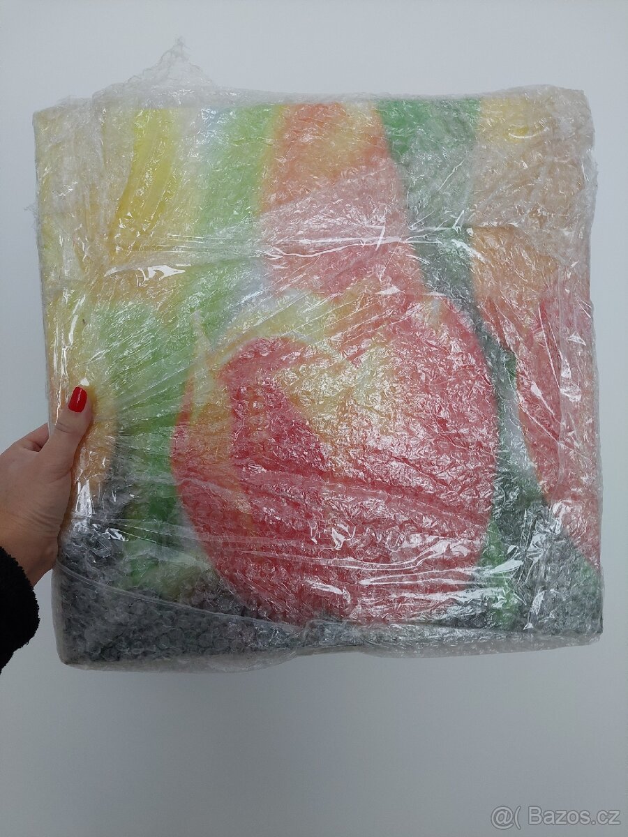 Set obrazů 2ks tulipány 40x40x1,8cm