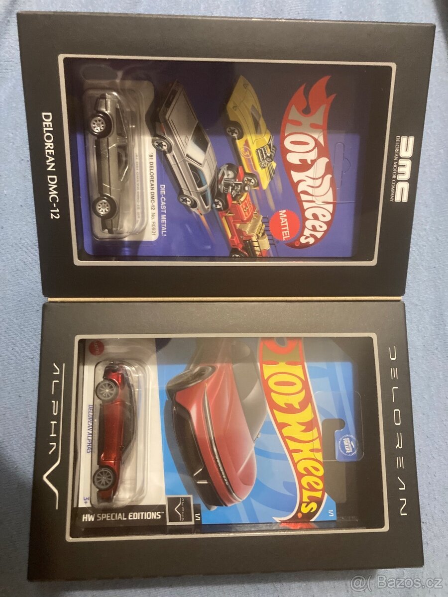 Hot Wheels RLC Delorean x Alpha set