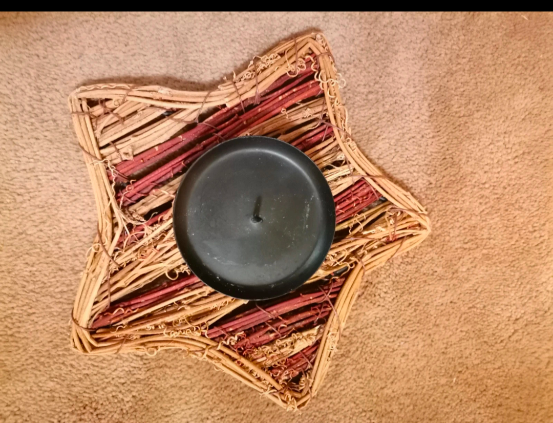 Vánoční svícen ve tvaru hvězdy