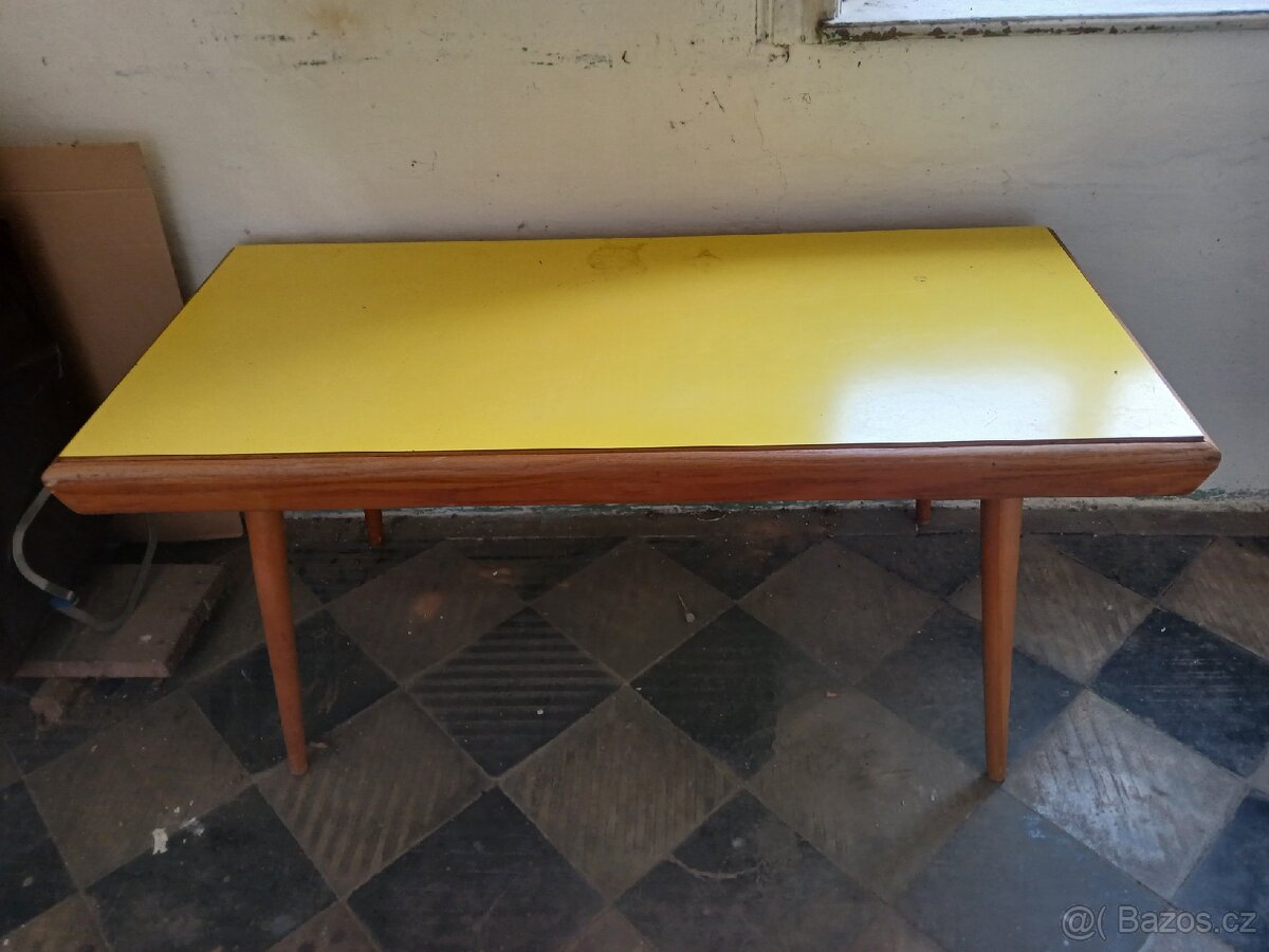 Retro konferenční stolek 60.leta