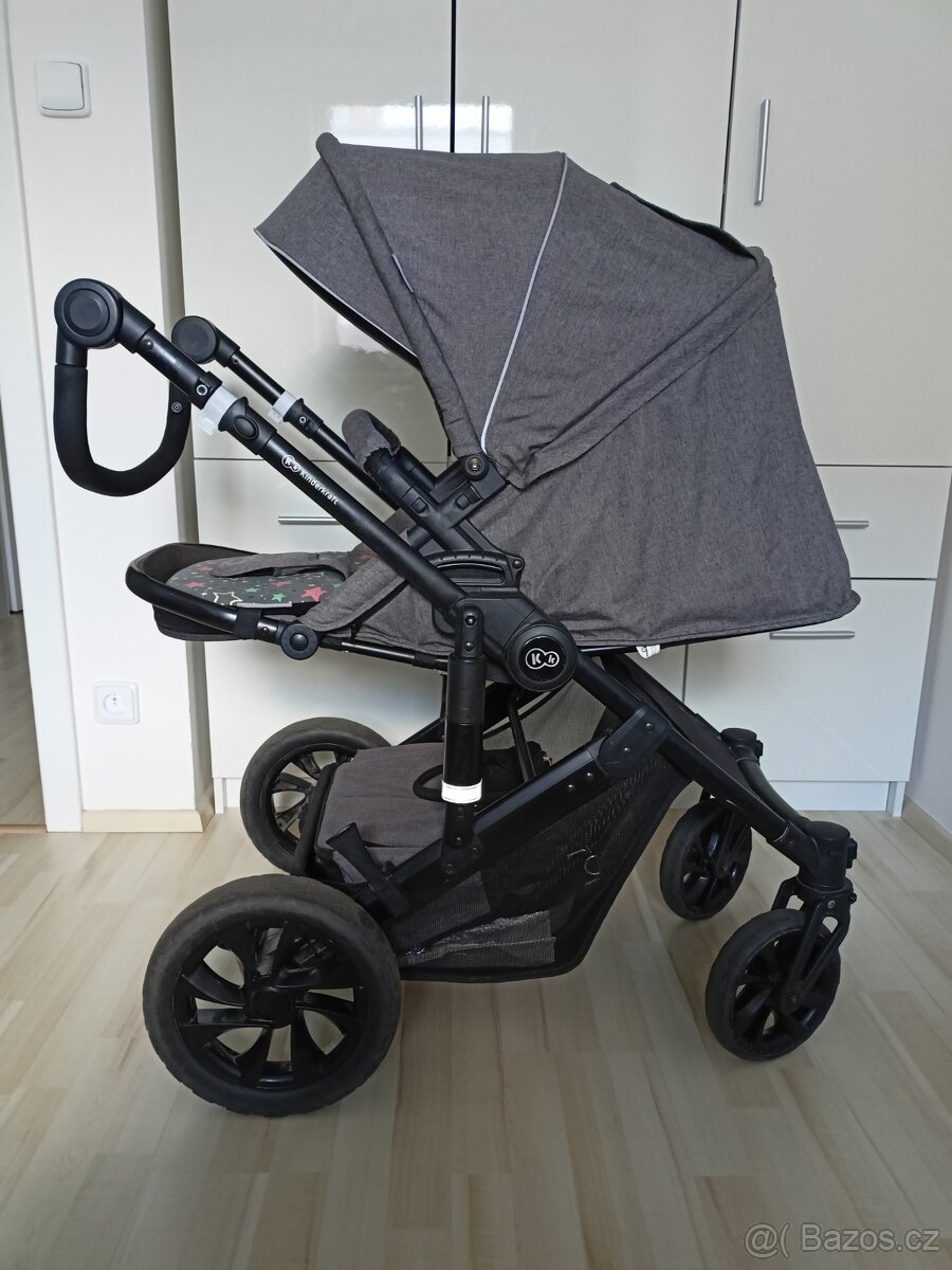 Kinderkraft Prime Lite šedý 2v1 2020 + příslušenství