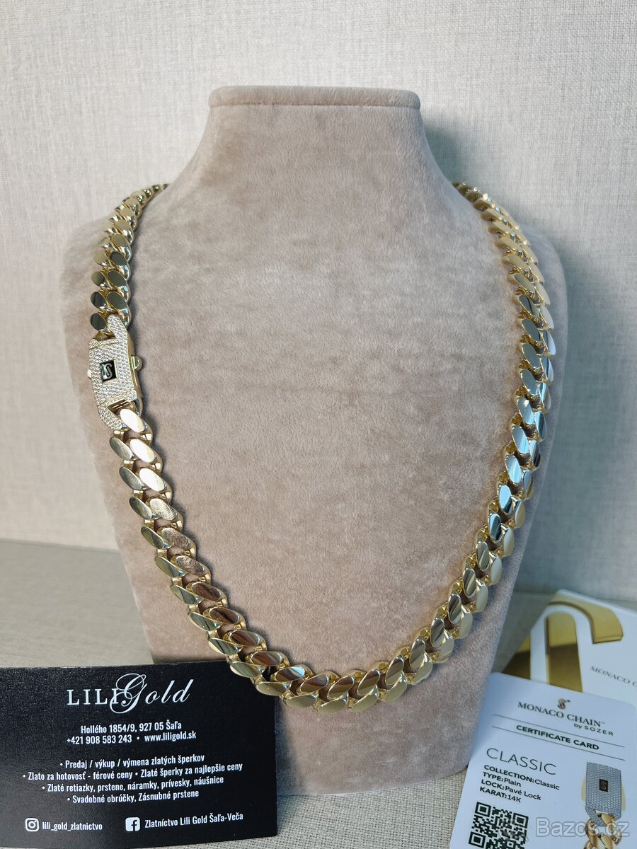 Zlatý řetízek 585/1000 54.23g Nová puncovaná
