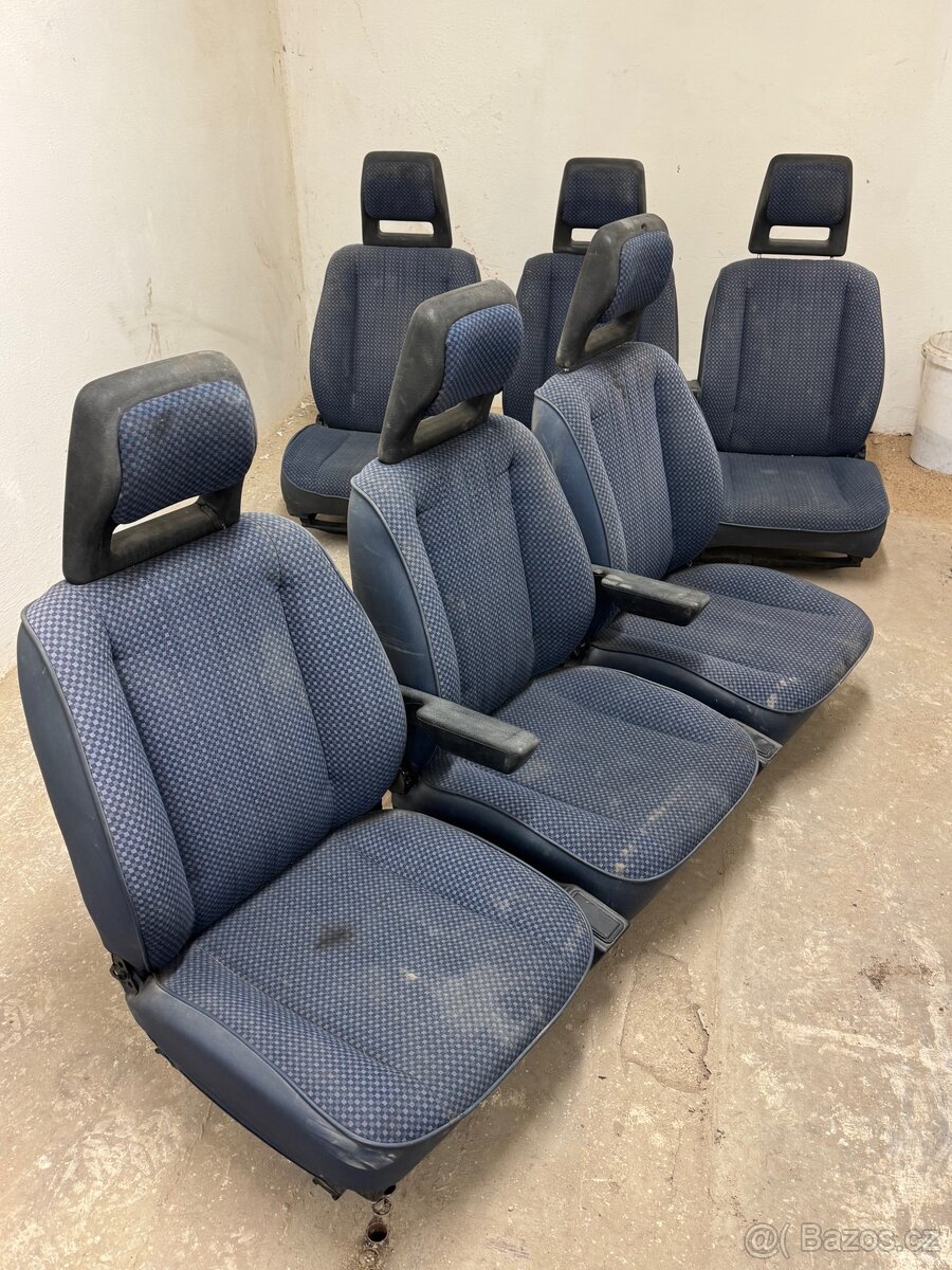 Ducato, Jumper, Boxer, 1994-2006, stavitelné trojsedačky