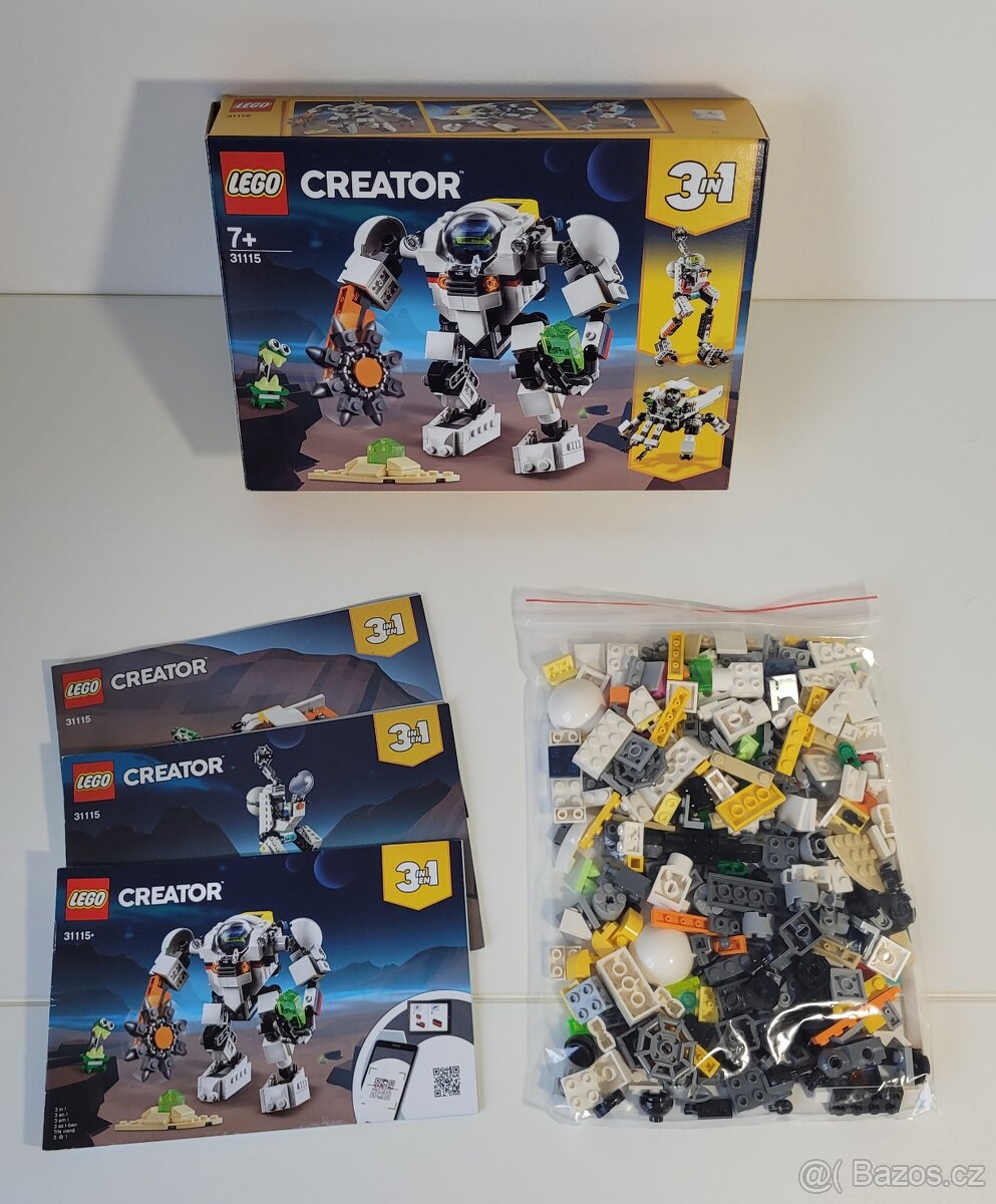 LEGO Creator 31115 - Vesmírný těžební robot
