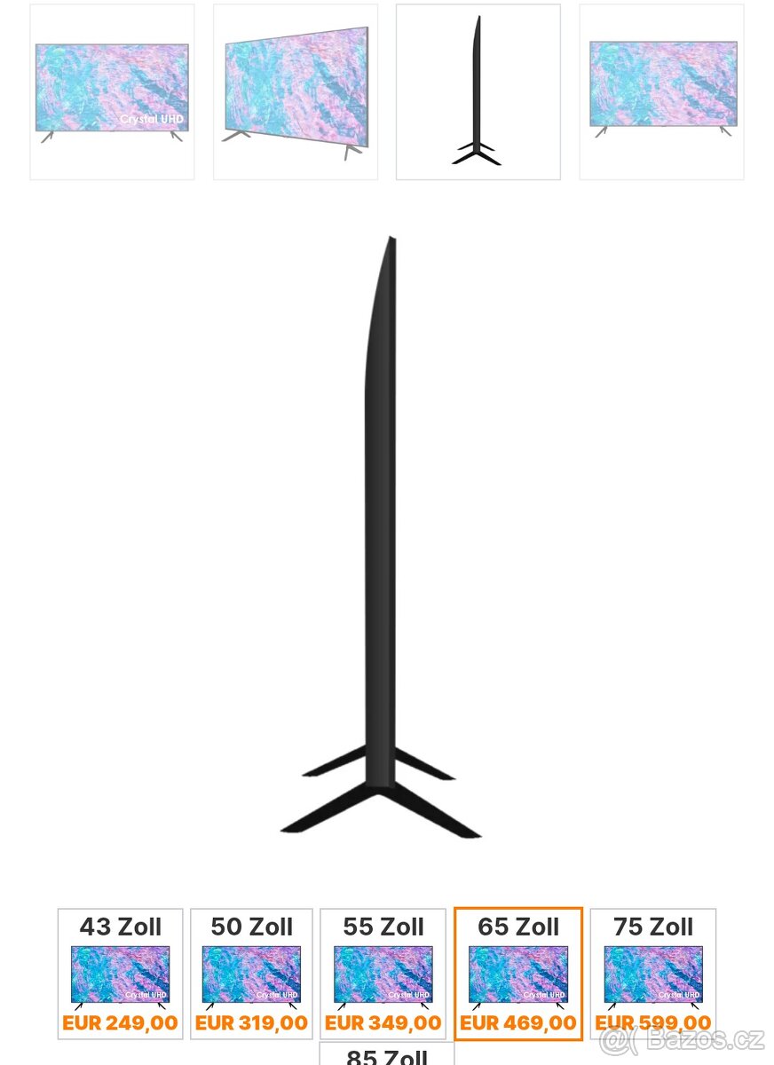 Prodám Samsung TV Crystal, 4K Ultra HD