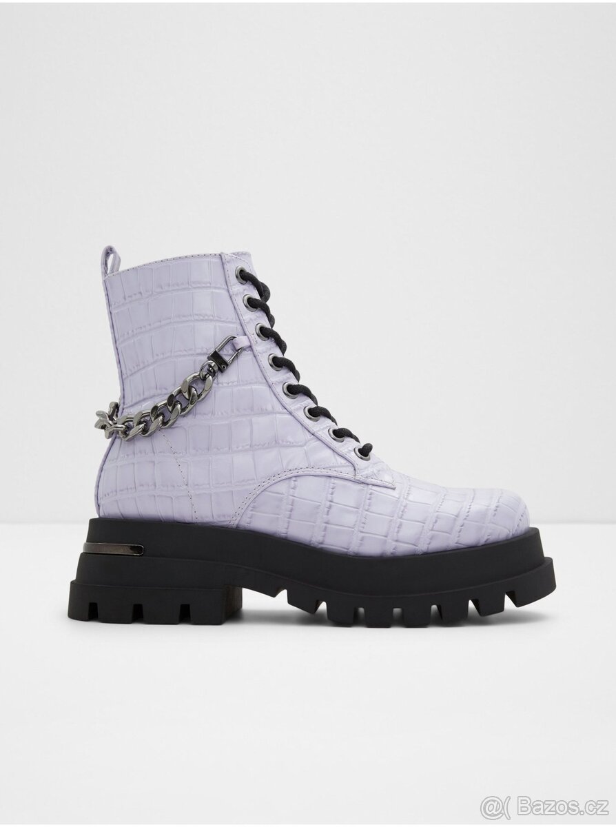 kožené lila boty Aldo