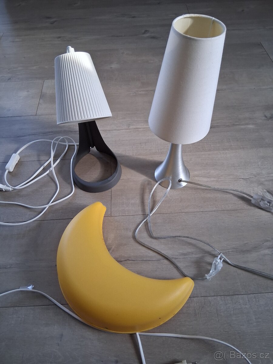 Stolní lampy + žárovky