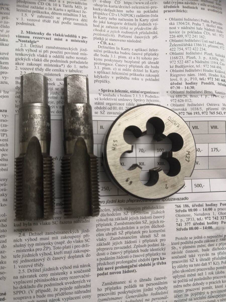 P:sadové závitniky narex M27x2