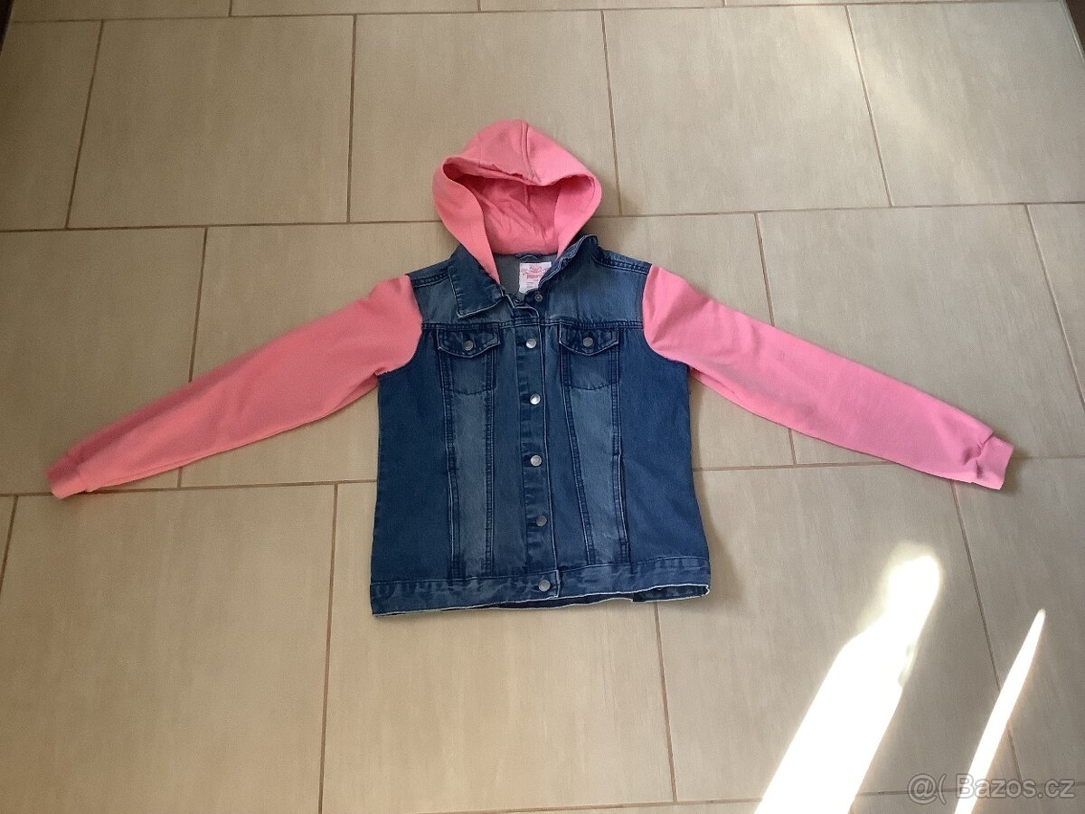 Džínová bunda 158