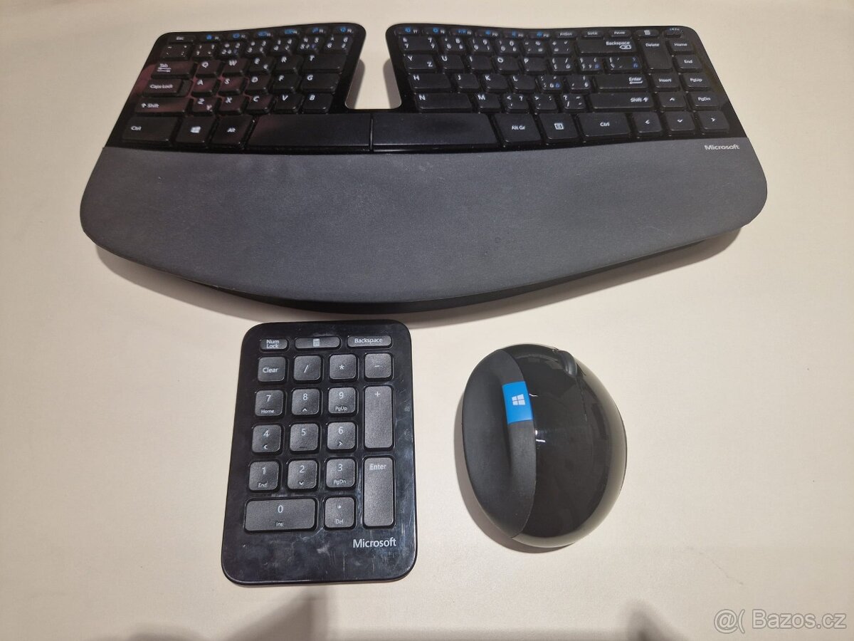 Microsoft Sculpt Ergonomic Desktop - bezdrátový set