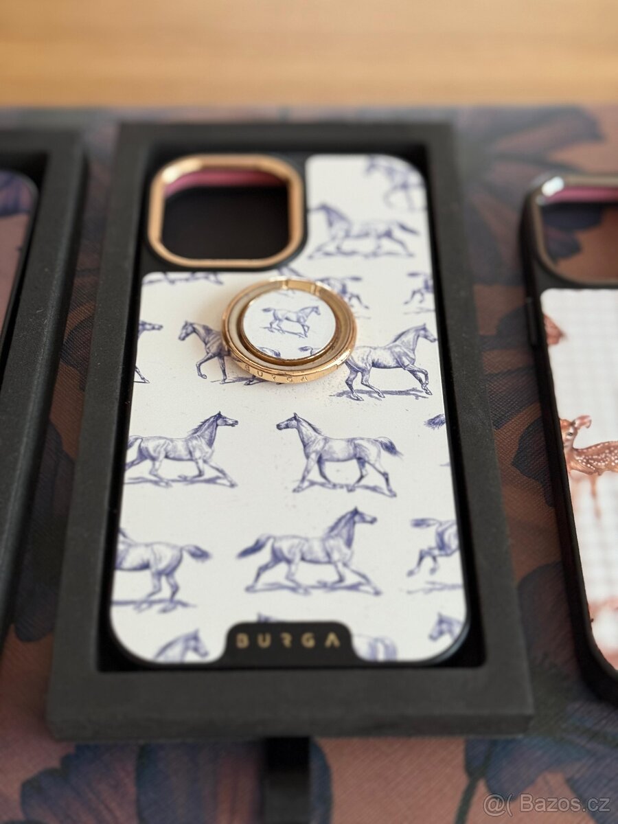 Burga Derby Race iPhone 13 Pro Max Kryt Elite Dark + prst