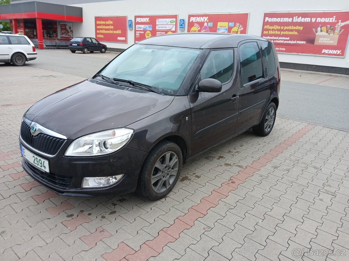 Skoda Roomster 1.2TSi, 63kW, čtyřválec, Česká STK,TAŽNÉ