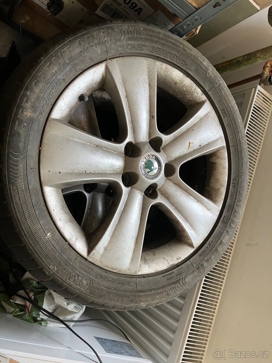 alu disky 5x112 r17 škoda
