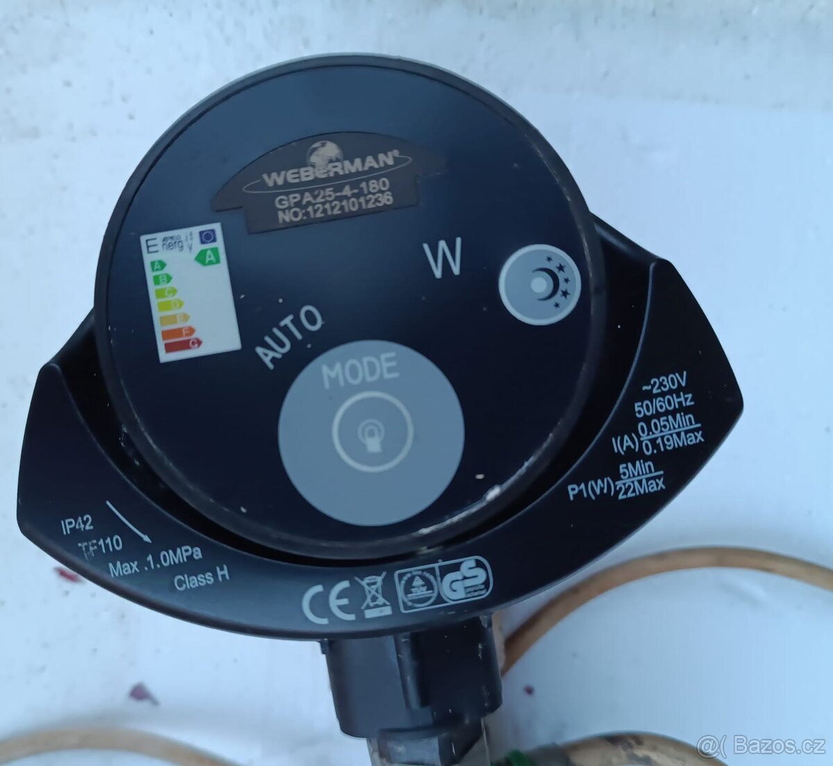 Oběhové čerpadlo Weberman Ferro 25 - 40/180 mm