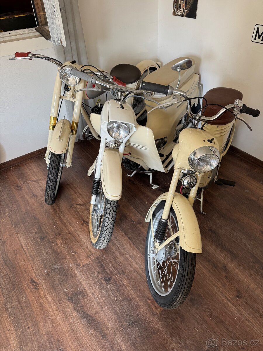 MANET - JAWA veterán motorky