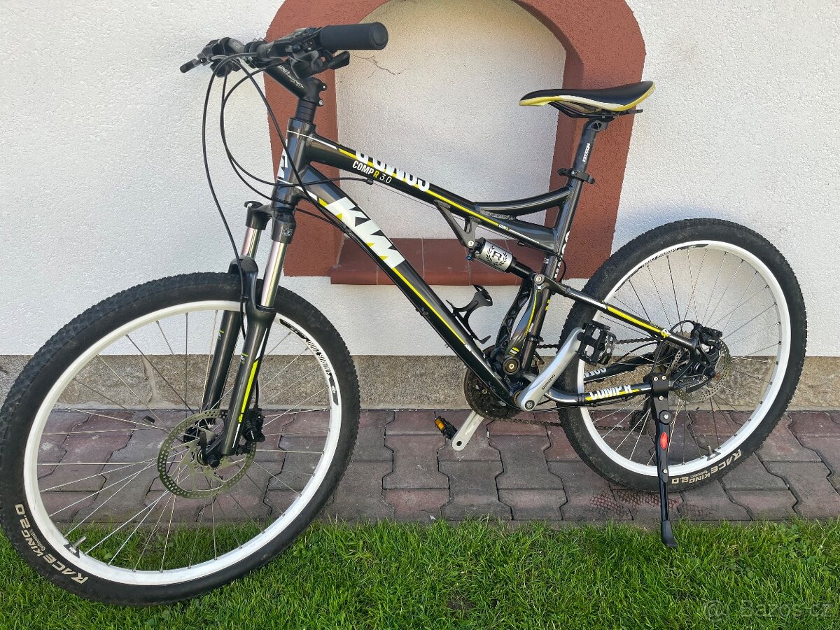 Celoodpružené kolo KTM