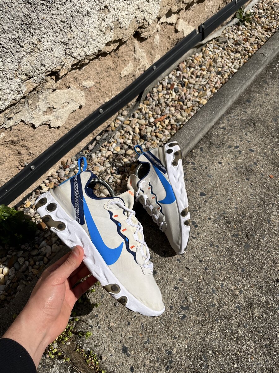 Boty Nike React Element 55 Clear Blue