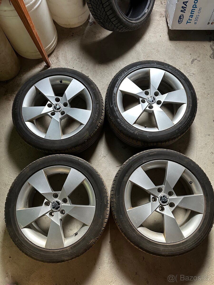 Alu kola originál Škoda Octavia 3 Denom R17