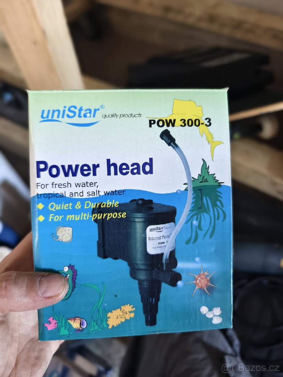 Unistar PowerHead POW 300-3, 1400 l/h nové