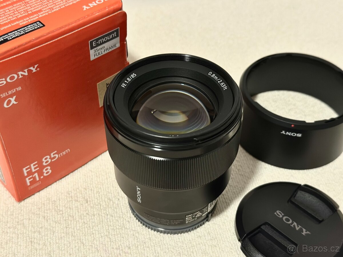 Prodám Sony FE 85mm f/1.8.