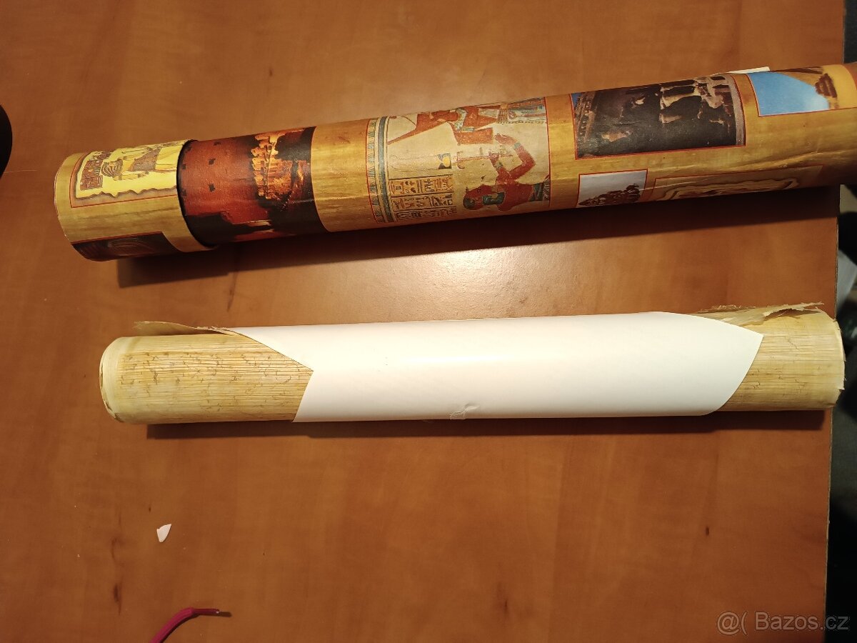 Nepopsaný Egyptský papyrus, 2 ks