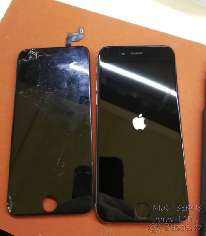 iPhone SERVIS - oprava prasklého skla displeje iPhone