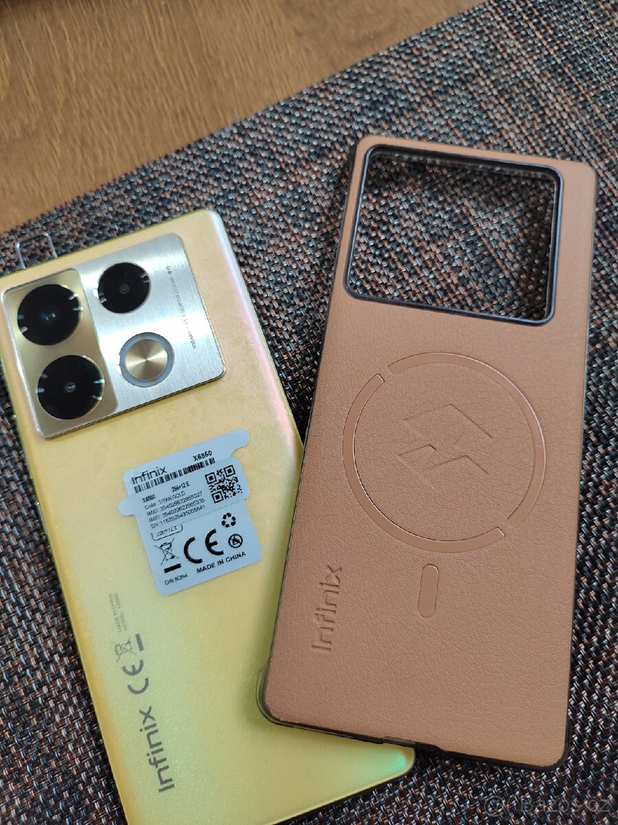 Telefon Infinix note 40 pro 12GB/256GB zlatý

