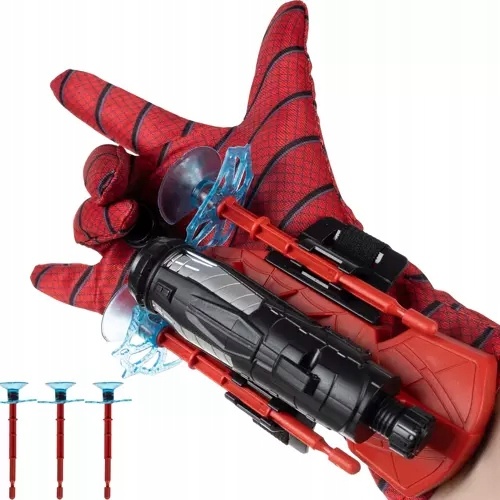 Rukavice s vystřelovačem sítě Střílecí rukavice Spider + 3 š