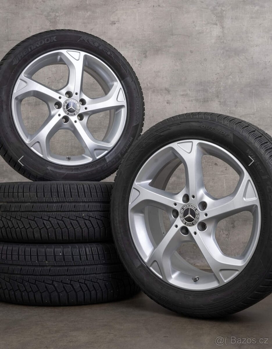 ALU disky Mercedes Benz 18 R+ letní pneu 4x