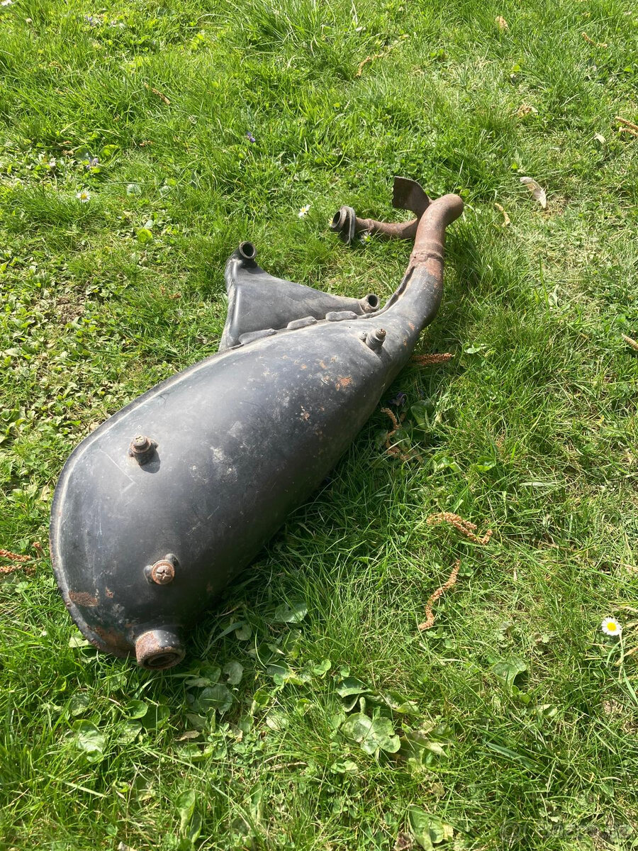 Výfuk pro Piaggio 50 2T (Vespa, Sfera, Typhoon,) – originál