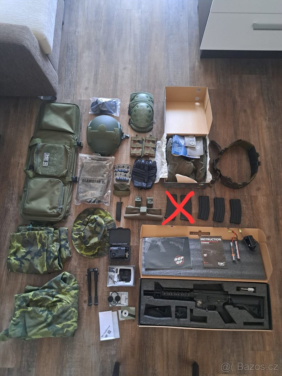 Airsoft kompletní vybavení
