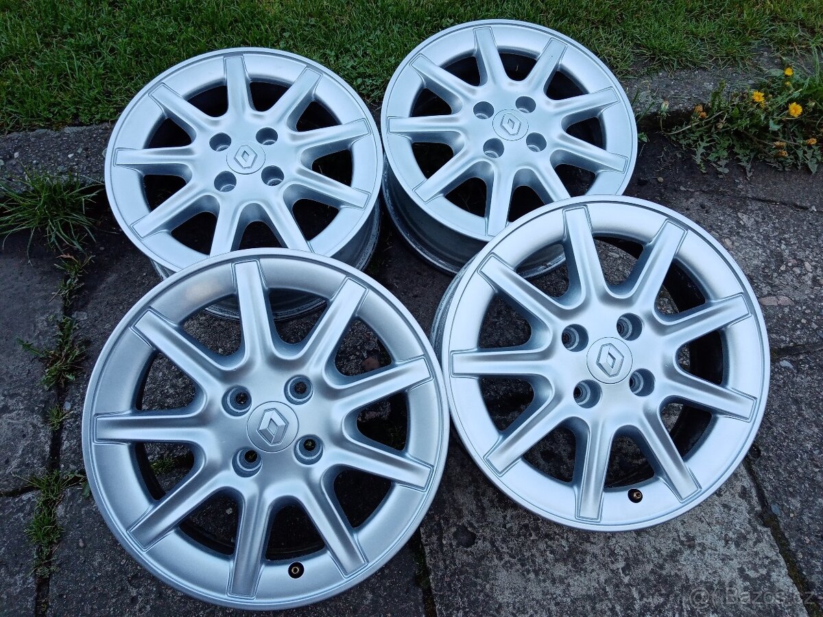Alu kola 15ky 4x100 RENAULT DACIA NISSAN - dobírka možná