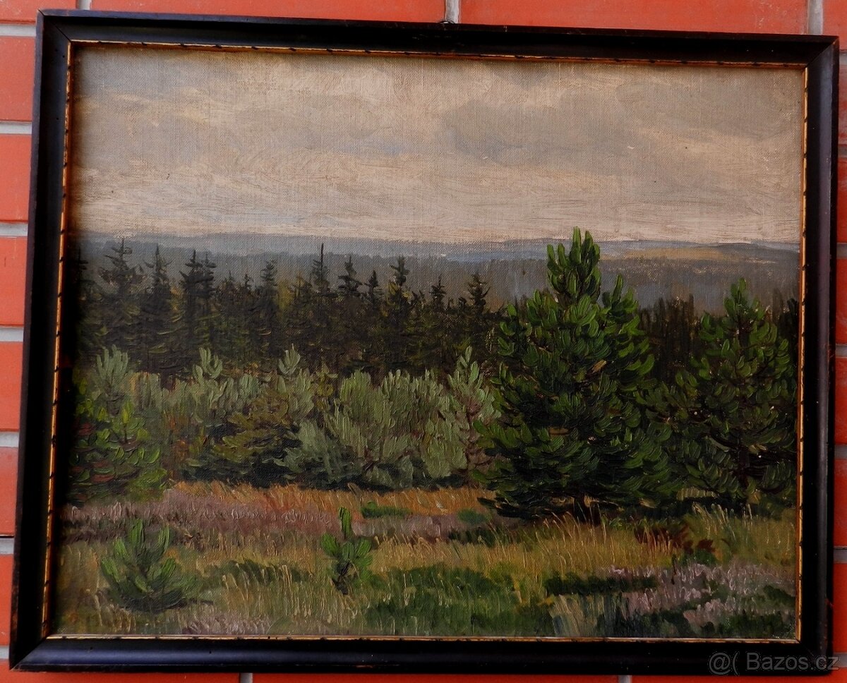 Gustav Macoun (1892-1934)-Letní krajina