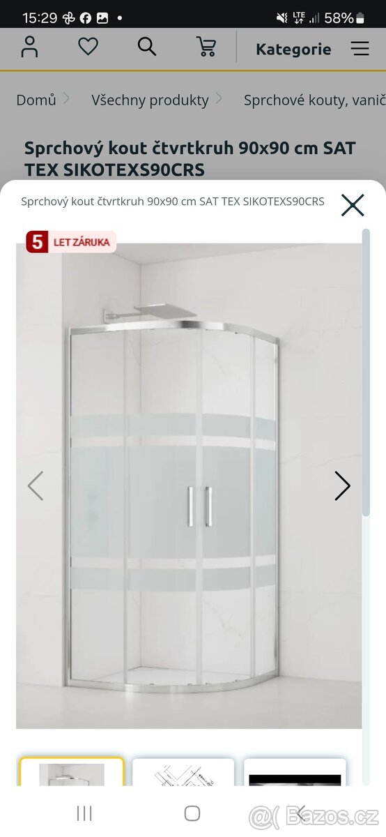 Sprchový kout SIKO
