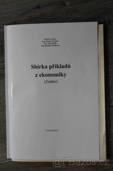 Sbírka příkladů z ekonomiky-zadání+řešení