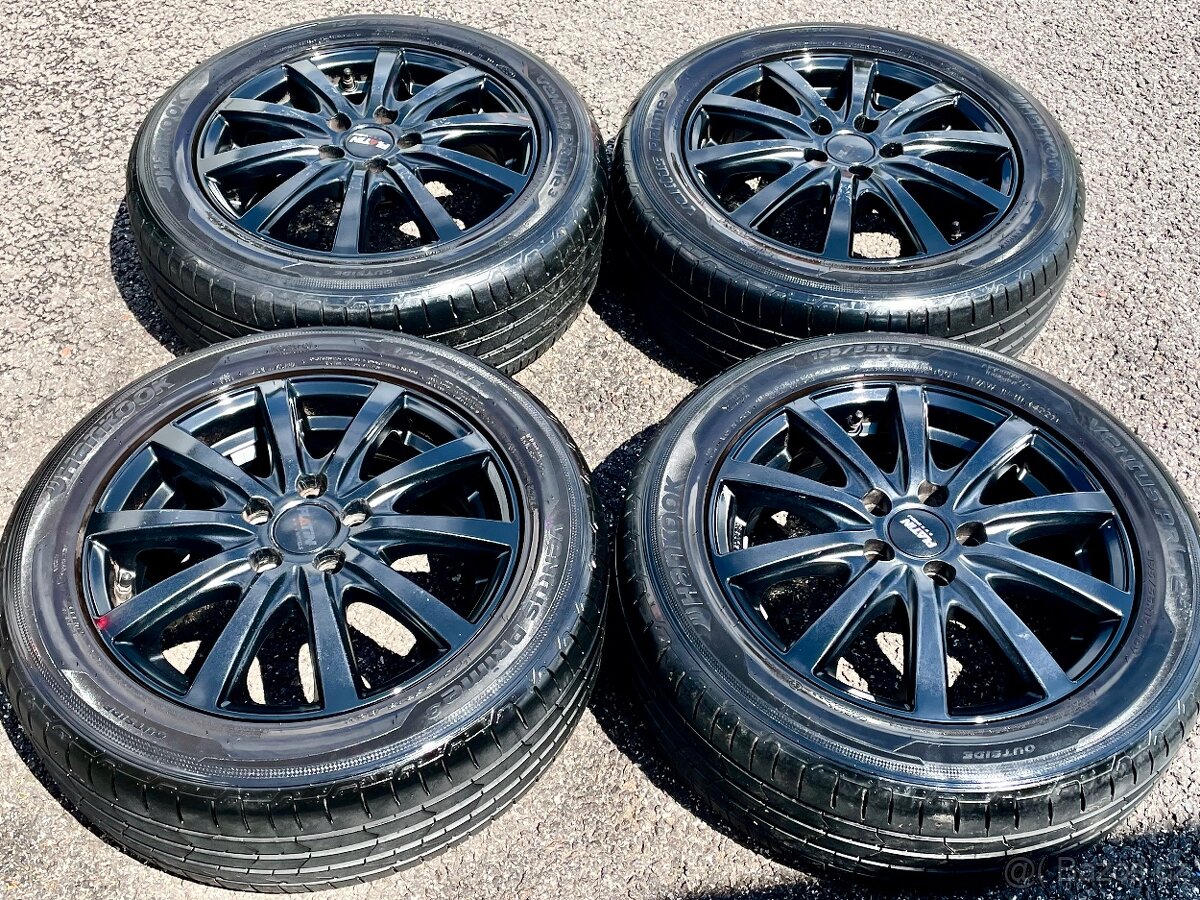 Alu kola na Škoda Fabia s letní pneu 195/55/15