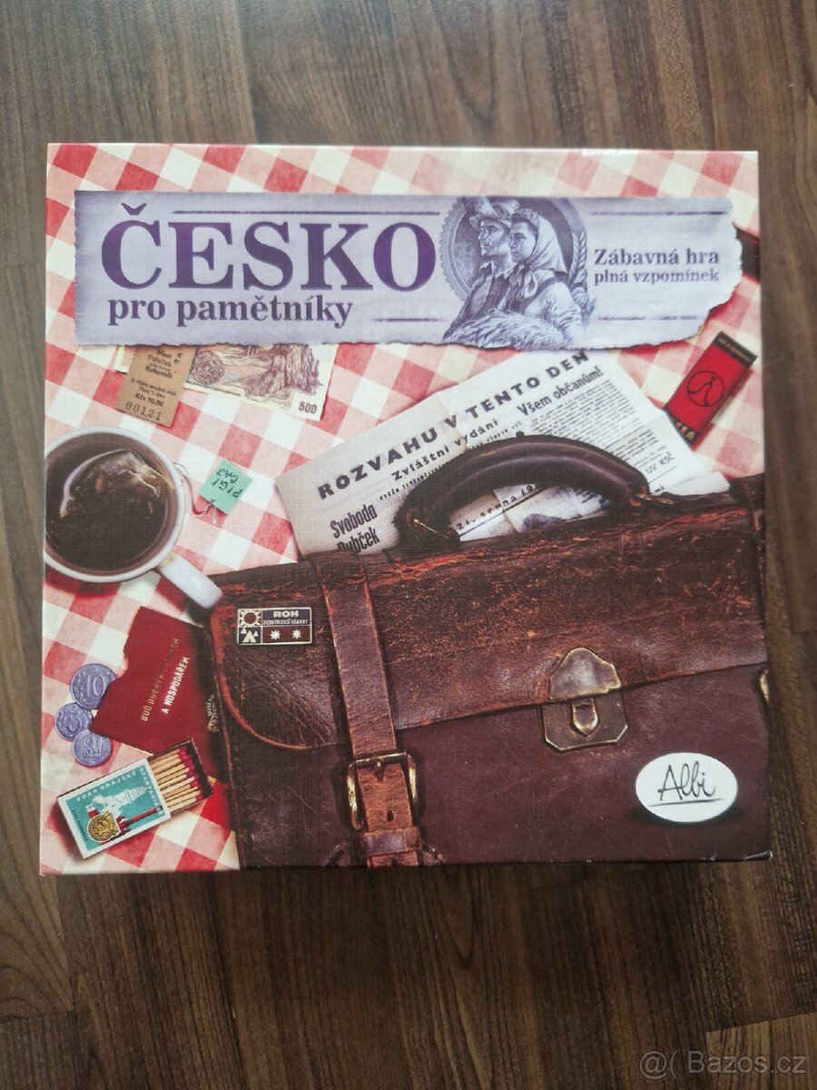 Desková hra Česko pro pamětníky Albi