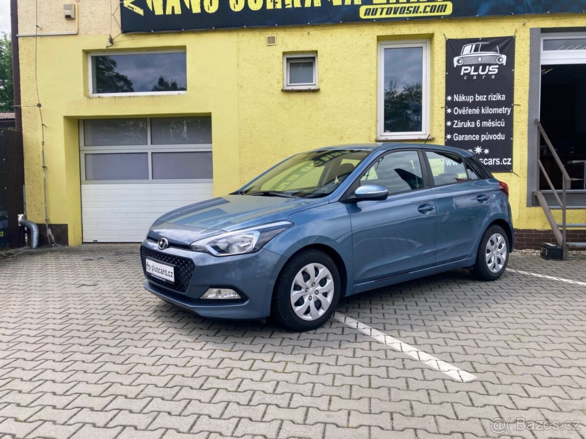Hyundai i20, 1,1CRDi, park.senzory,vyhř.sedadla,nová STK