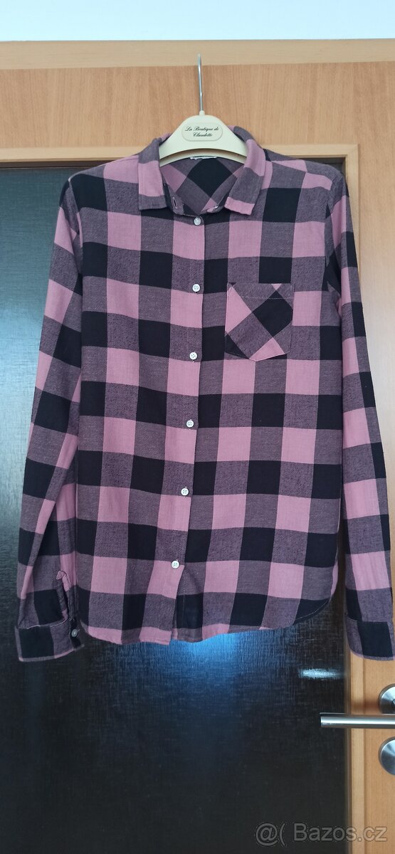 Kárová košile H&M, vel. cca 164