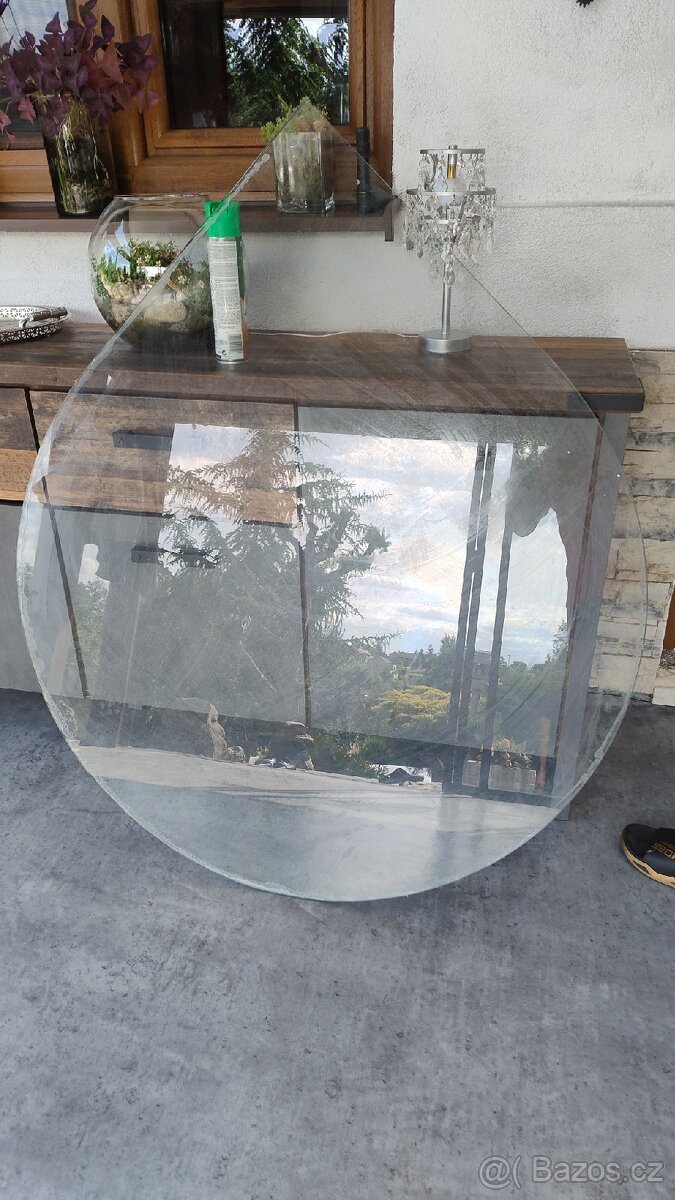 Sklo pod krb kamna 110 x 110 cm