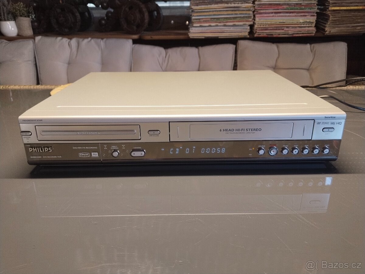Philips DVDR3320V | Kombinovaný VHS / DVD rekordér